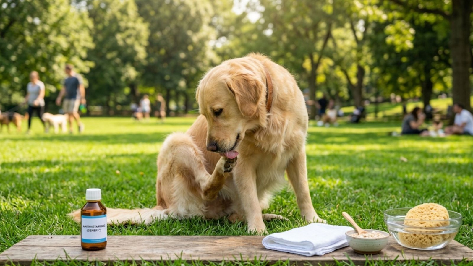 Managing Dog Grass Allergies: Antihistamines vs. Home Care