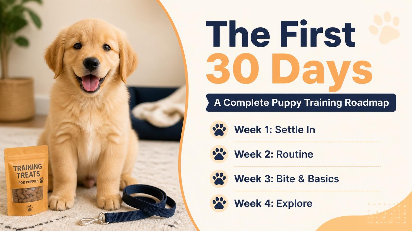 The First 30 Days A Complete Puppy Training Roadmap